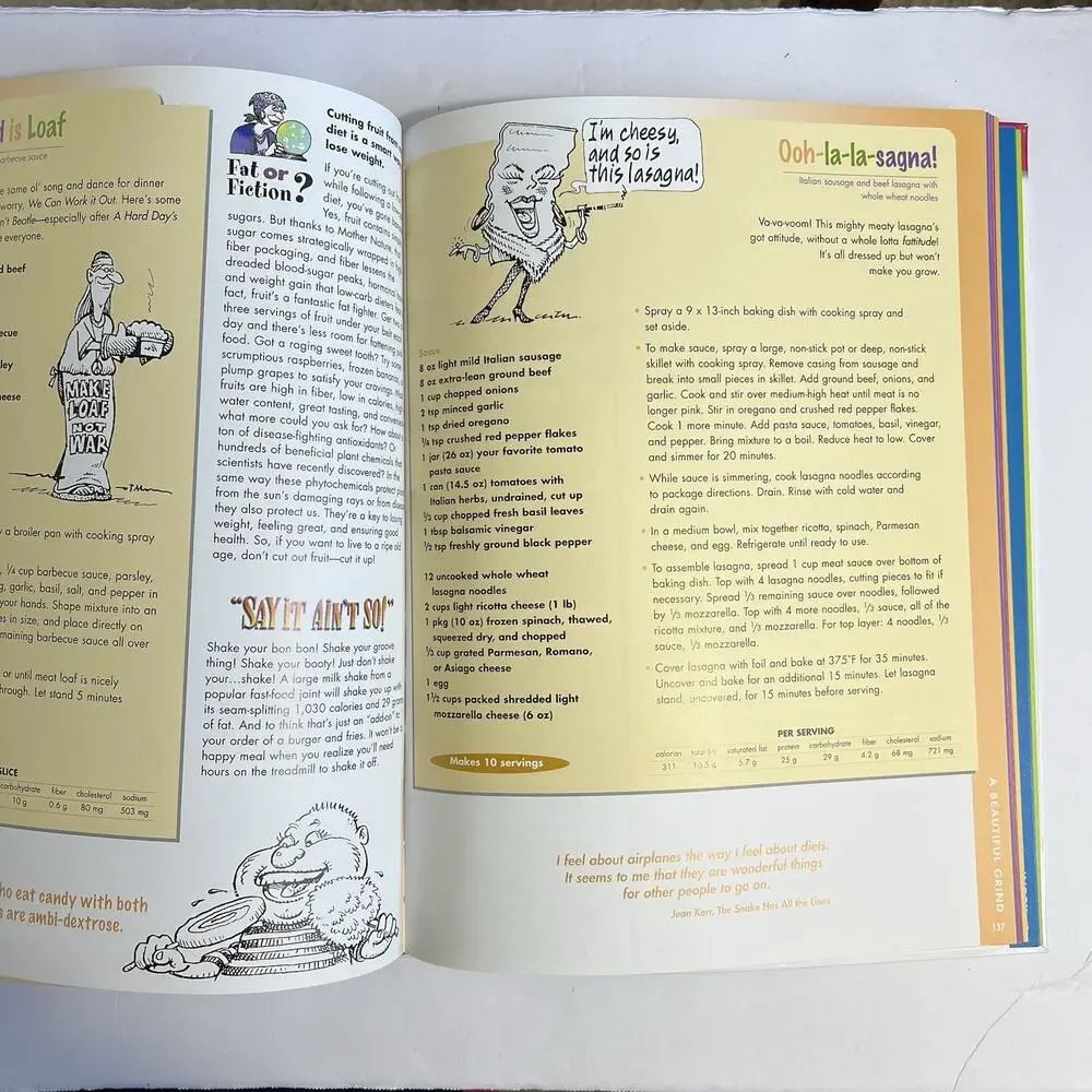 Eat Shrink and Be Merry by Janet and Greta Podleski Paperback Healthy Cookbook
